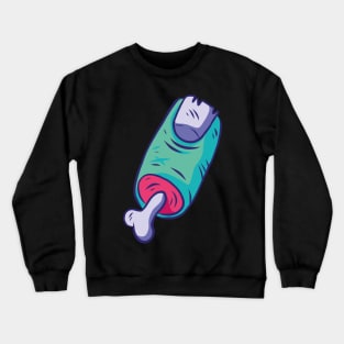 Creepy finger Crewneck Sweatshirt